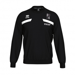 SWEAT MATT NOIR/BLANC USCGF